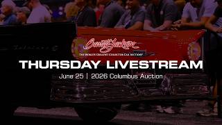 Barrett-Jackson Thursday Livestream Replay // 2026 Columbus Auction // Thursday, June 25