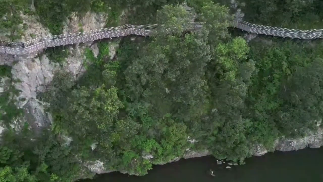 2025.6.29.일. #밀양 #밀양용두산수변산책길 #절벽잔도 #밀양강 #밀양용두산생태공원