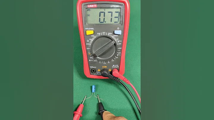How to test capacitors using multimeter #shorts #diy #how #electronic #project #viral #creative