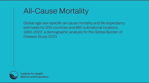 GBD Learning: All-cause mortality