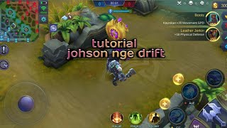 Tutorial cara johnson nge drift di mobile legends #5
