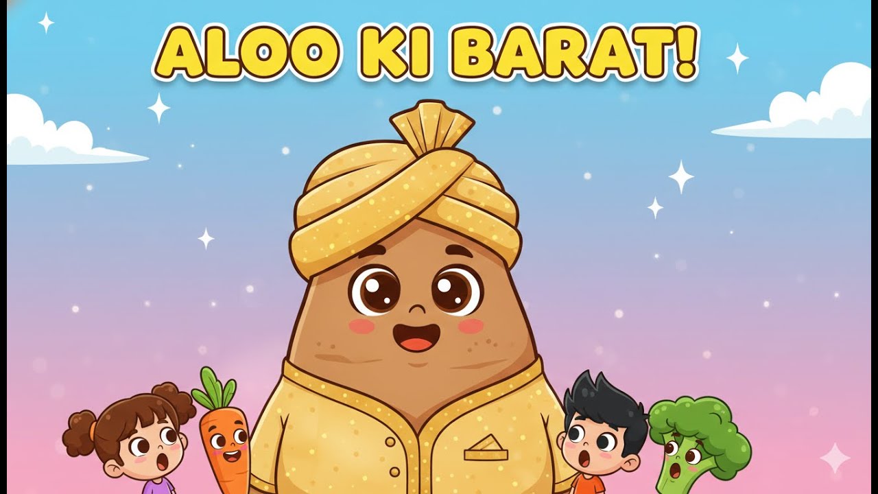 Giant Aloo Ki Barat 😲🥔 | Funny Kids Cartoon Song