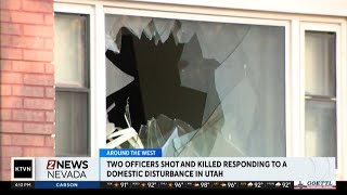 Two officers killed in shooting in Utah