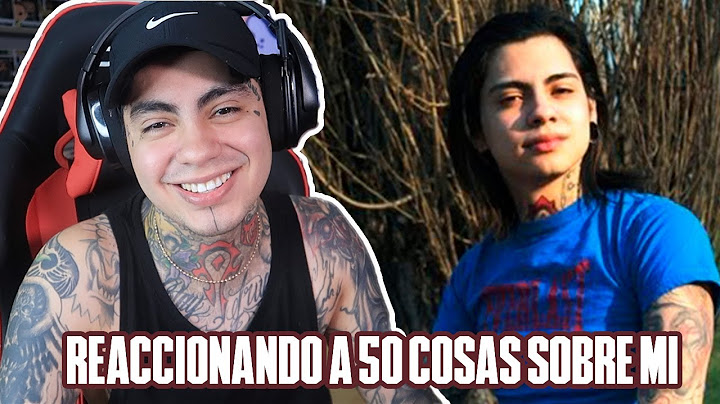 REACCIONANDO A 50 COSAS SOBRE MI - NICOLAS ARRIETA
