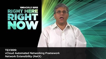 VMworld 2012 Tech Exchange: TEX1899 - VMware vCloud Automated Networking (NetX)