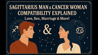 Sagittarius Man & Cancer Woman Compatibility EXPLAINED: Love, Sex, Marriage & More!