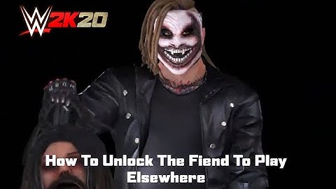 WWE 2K20 - How To Unlock The Fiend To Play Elsewhere - Bump In The Night DLC