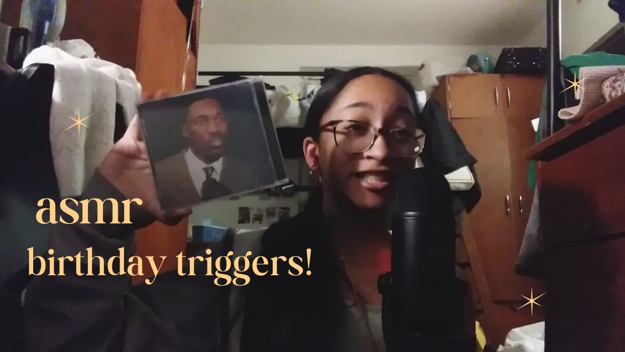 asmr 18th birthday triggers! (tapping, eating, and more!)