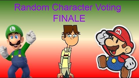 Random Character Voting FINALE