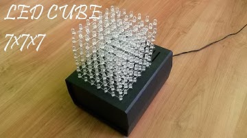 Arduino Mega - Led Cube 7x7x7