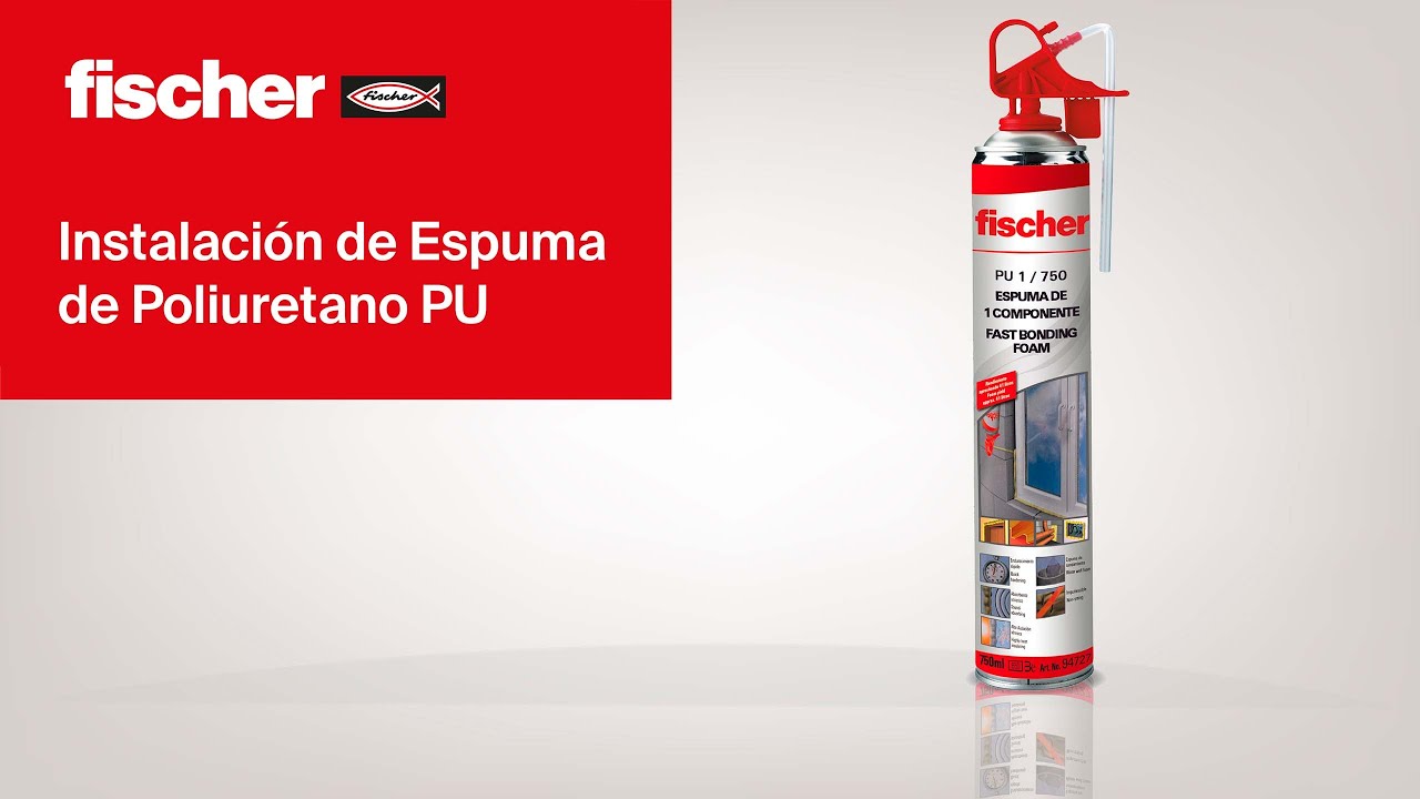 Espuma de Poliuretano Fischer - Tecnofijaciones - Silicones y Selladores.