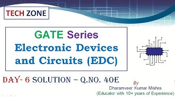GATE Series-Day6||Solution(40E)|| EDC||MOS - Capacitor Special