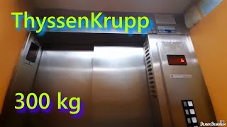 Розпашний ліфт ThyssenKrupp Q=300кг + робота табло + звук прибуття (З автоматичними ДК)