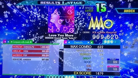 [DDR A20+] Love You More (ESP-16) 999,620 PFC