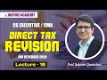 DIRECT TAX REVISION DAY-15 BY SALEEM QURAISHEE