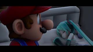 Mario Wakes up Next to Miku [SFM/Nintendo/Hatsune Miku]