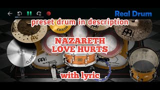 NAZARETH-LOVE HURTS REAL DRUM COVER