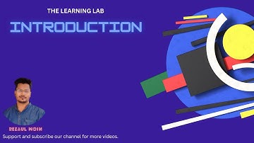 Start up video for online class (Introduction) The Learning Lab
