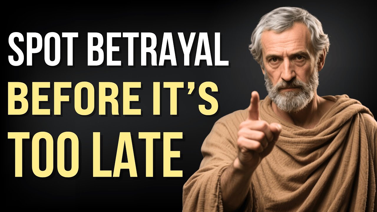 7 Signs of Betrayal How To Detect It Early | Stoic Philosophy