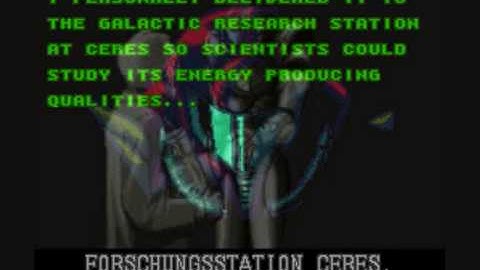 The Super Metroid Intro