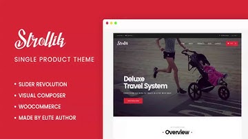 Strollik - Single Product WooCommerce WordPress Theme | Themeforest Website Templates and Themes