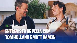 Tom Holland e Matt Damon: A Entrevista de Pizza | NYT Cooking News