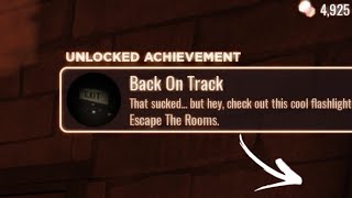 How to get the Back on track badge (As FAST as POSSIBLE..)