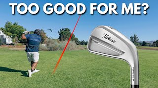 NEW Titleist T150 Irons FIRST Swings &amp; Honest Impressions (Mid-Handicapper)