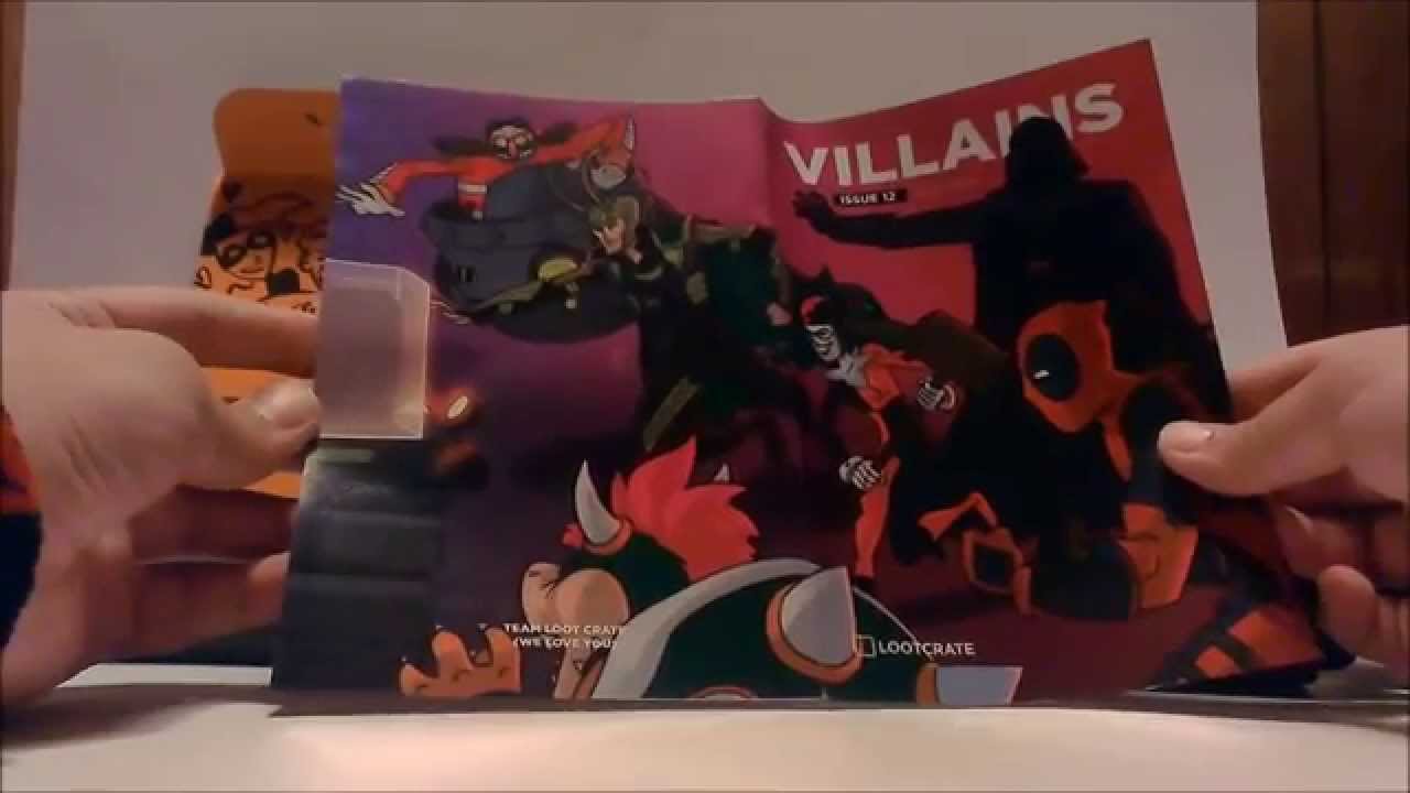 Shaxitron's Loot crate unboxing - July 2014 "Villains" - #2