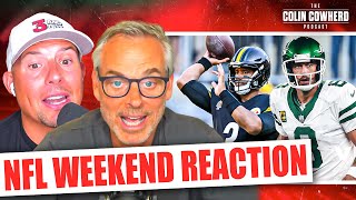 Thumbnail for Steelers QB: Russell Wilson or Fields, Aaron Rodgers-Jets, Bo Nix, Daniel Jones | Colin Cowherd NFL
