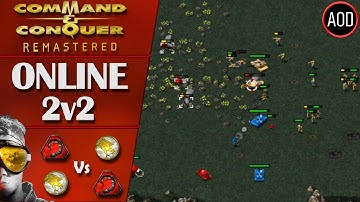 Command and Conquer Remastered: Tiberian Dawn - 2v2 Online Multiplayer - GDI & NOD vs GDI & NOD