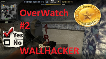 #2 OVERWATCH CSGO COMPETITIVE DUST2 / WALL HACKER YES OR NO??