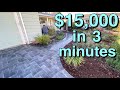 Time-Lapse of Paver Driveway Install