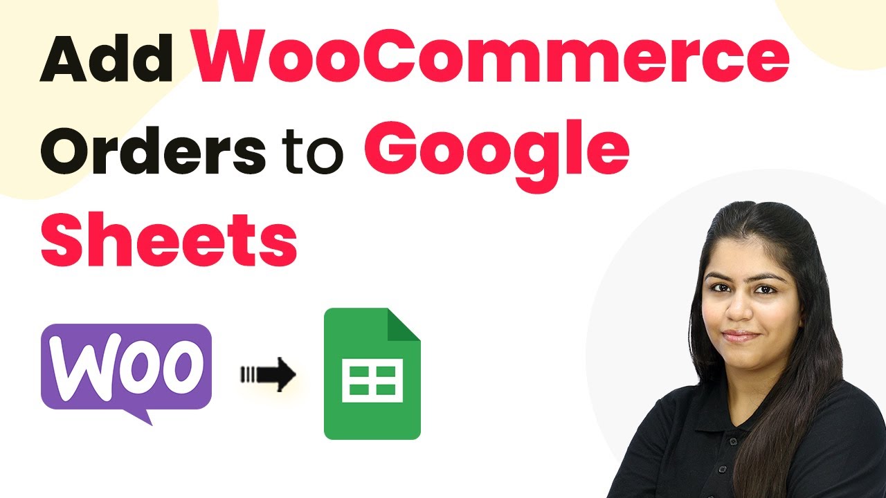 Add WooCommerce Orders to Google Sheets Automatically - YouTube