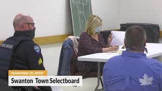 Swanton Town Selectboard | 11/10/2020