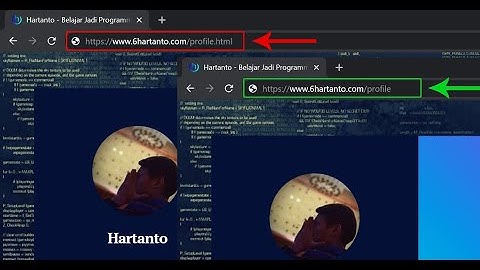 Cara Menghapus .html di URL dengan .htaccess