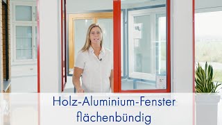 Holz-Aluminium-Fenster flächenbündig - Alpsteg Fenster AG