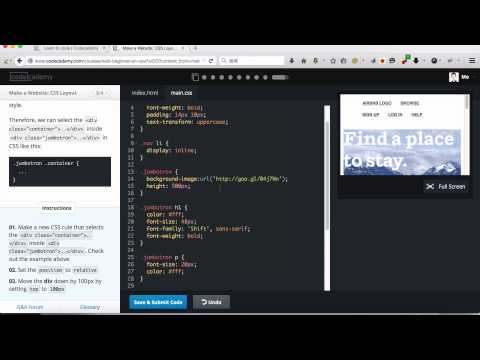 網站架設基礎課程 HTML + CSS 09 CSS版面佈局練習