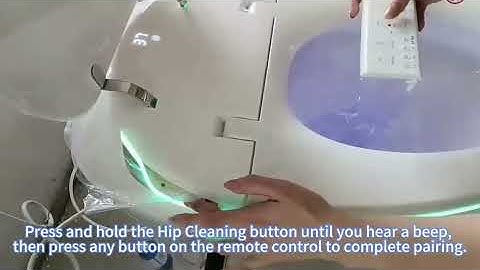 Press any button on the remote control to complete pairing.