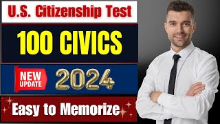 2024 USCIS official 100 civics questions and answers, U S  citizenship test 2024 random.