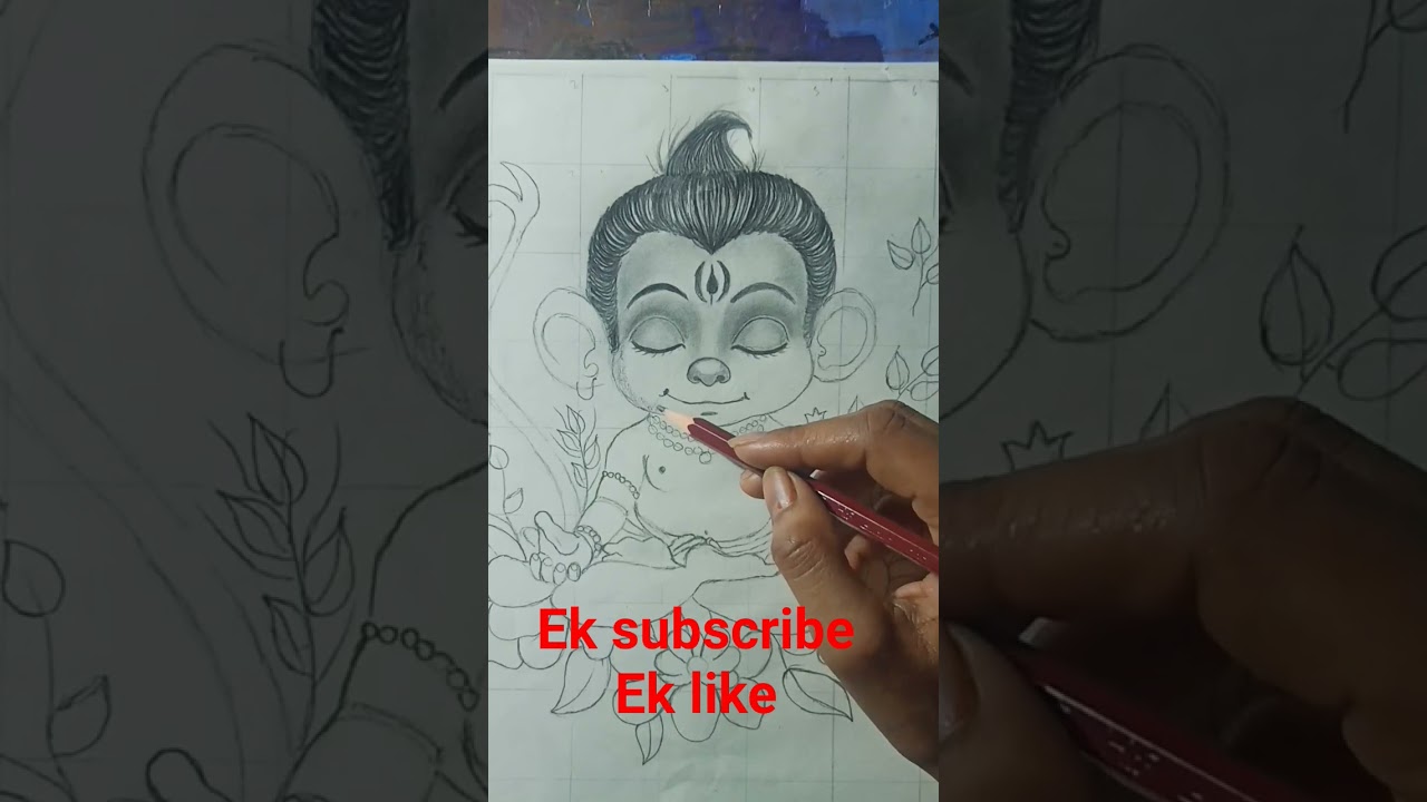 Hanumanji. drawing