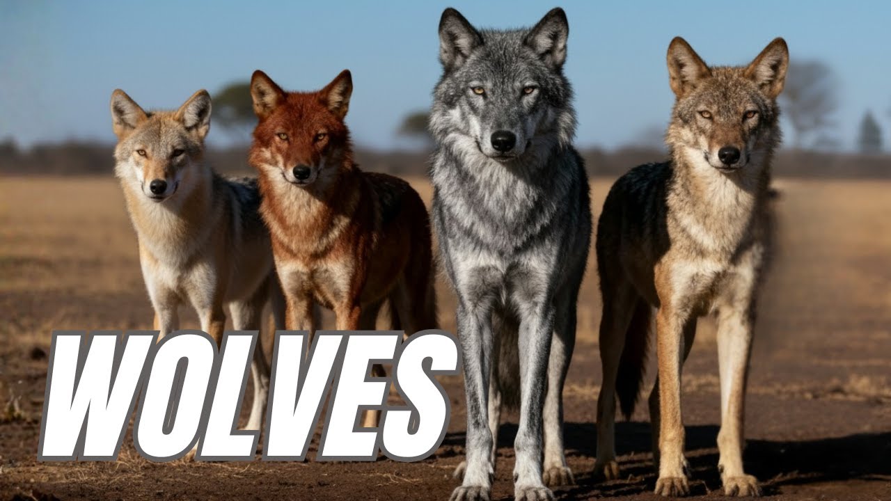All 4 Wild Wolf Species Explained (Gray, Red, Ethiopian & African ...
