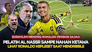 Pelatih Al Nassr Sampai GELENG-GELENG! Aksi Konyol Ronaldo Saat Vs Ettifaq Bikin Postecoglou Kecewa