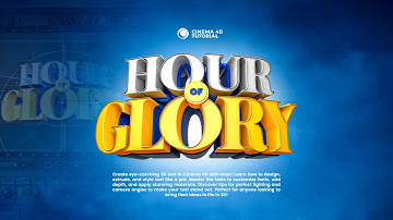 How to Create a 3D Text for Church Flyers using Cinema 4D. Cinema 4d Tutorial.