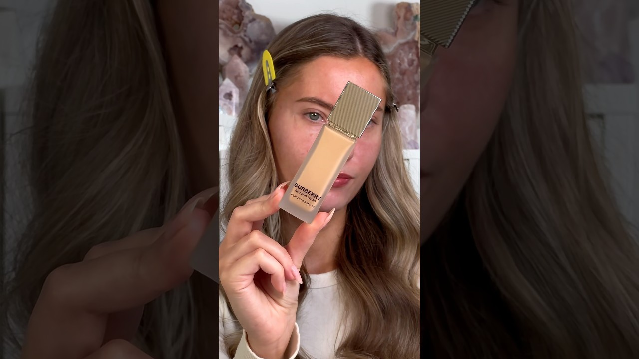 A Burberry FOUNDATION?! If you want matte & flawless skin, this is for you 👀 