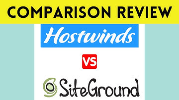 Hostwinds vs SiteGround Web Hosting Comparison ✅ Review
