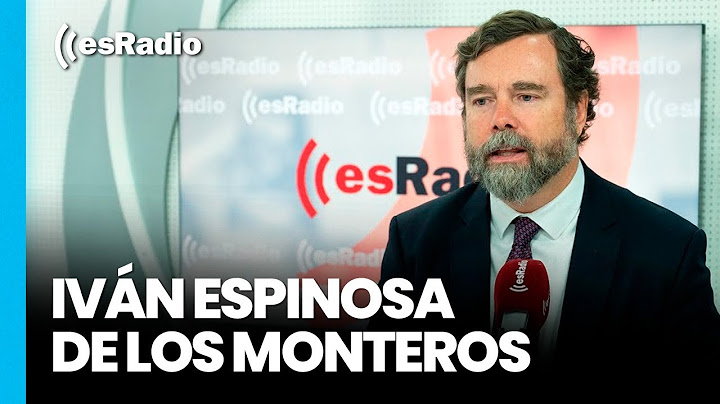 Jiménez Losantos entrevista a Iván Espinosa de los Monteros
