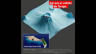 What lies beneath? Revealing the massive Hunga #caldera (5km diameter) below the water line. @ fruys