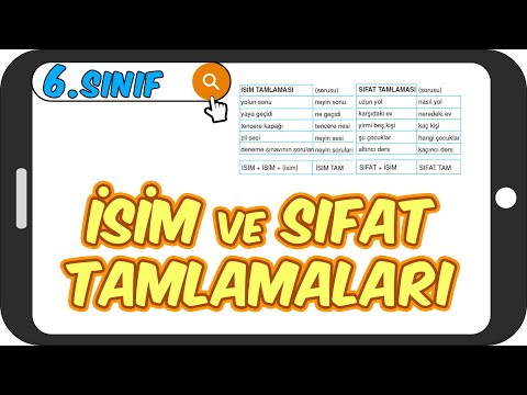 İsim ve Sıfat Tamlamaları / Taktikli Konu Anlatımı 📙 6.Sınıf Türkçe #2023