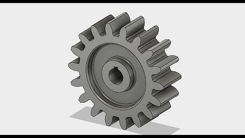 Making a Spur Gear in Fusion 360
